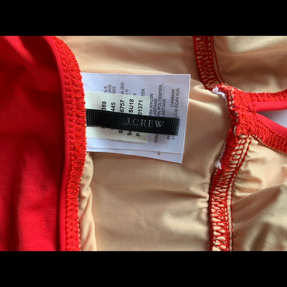 J.Crew ruched femme halter swimsuit - Picture 2 of 5